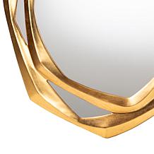 Baxton Studio Halen Gold Accent Wall Mirror