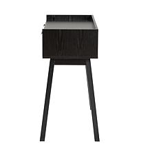 Baxton Studio Kalani Mid Century Wood 2 Drawer Console Table