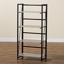 Baxton Studio Lakota Modern Industrial Metal 4-Tier Display Shelf