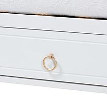 Baxton Studio Lowri Classic Wood Twin Size 3 Drawer Daybed