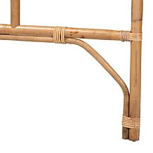 Baxton Studio Perenna Modern Bohemian Rattan Queen Size Headboard