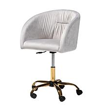 Baxton Studio Ravenna Contemporary Fabric Swivel Office Chair