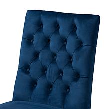 Baxton Studio Sherine Contemporary Fabric 2 Piece Dining Chair Set
