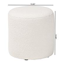 Baxton Studio Tori Modern Upholstered Ottoman