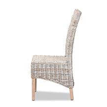 Baxton Studio Trianna Rustic Transitional Rattan Dining Chair