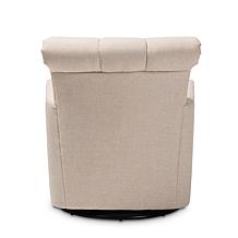 Baxton Studio Upholstered Swivel Chair