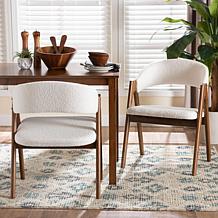 Baxton Studio Virden Dining Chair Set of 2