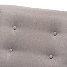 Baxton Studio Walnut Wood Lounge Chair