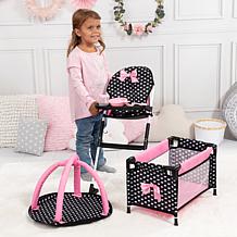 Bayer 9-Piece Travel Accessories Set for Dolls 