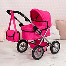 Bayer: Trendy Pram w/ Shoulder Bag, Hot Pink