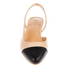 BCBGeneration Tillie Cap-Toe Slingback Heeled Sandal