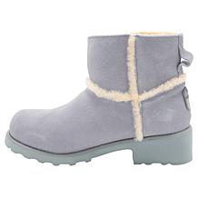 BEARPAW® Adalee Faux Fur-Trimmed Suede Boot w/Rain & Stain Repellent