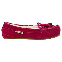 BEARPAW® Belinda Suede Moccasin with Rain Repellent