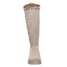 BEARPAW® Delancey Suede Tall Boot with Bear Coat