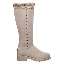 BEARPAW® Delancey Suede Tall Boot with Bear Coat