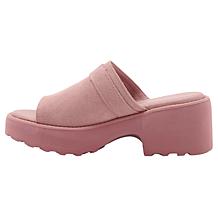 BEARPAW Frances Suede Open-Toe Clog