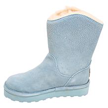 BEARPAW® Glam Platform Low Suede Boot with Rain Repellent