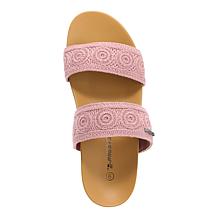 BEARPAW® Mandy 2-Band Crochet Sandal