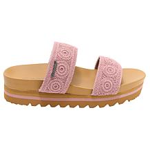 BEARPAW® Mandy 2-Band Crochet Sandal