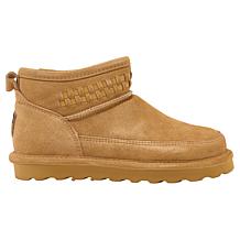 BEARPAW® Marabel Woven Shaft Suede Bootie with Rain & Stain Repellent