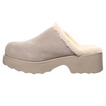 BEARPAW® Marnie Rain and Stain Repellant Suede Block-Heel Clog