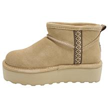 BEARPAW® Retro October Suede Platform Ankle Boot