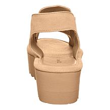BEARPAW Tatiana Suede Open Toe Sandal