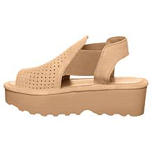 BEARPAW Tatiana Suede Open Toe Sandal