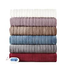 Beautyrest Heated Microlight Oversized Throw-Mink