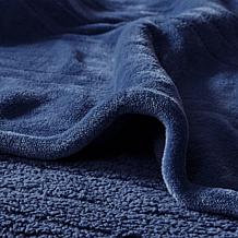 Beautyrest Heated Microlight to Berber Knitted Blanket - Queen