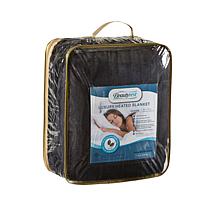 Beautyrest Heated Plush Blanket - Black King