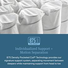 Beautyrest® Mattress with Pocketed Coil & ActiveResponse™ Foam- Twin