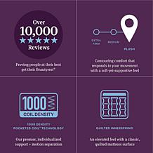 Beautyrest World Class Level Three Plush -Twin XL