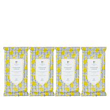 Beekman 1802 Goat Milk 4-Piece Face Wipe Set - Sunshine Lemon AS