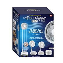 Bell & Howell Rechargeable 2-in-1 Foldable Fan with Remote