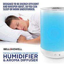 Bell & Howell Top Fill Color-Changing Humidifier