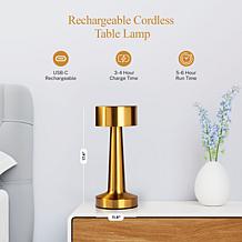 Bell + Howell 2-pack Chelsea Deluxe Rechargeable Touch Lamp