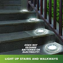 Bell + Howell Disk Lights Deluxe Solar Lights 8-pack