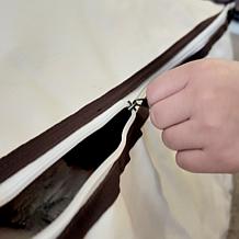 Bell + Howell Foldable Zippered Rolling Storage Bag 2-pack