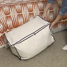 Bell + Howell Foldable Zippered Rolling Storage Bag 2-pack