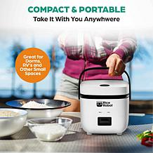 Bell + Howell Rice Robot with Steamer Tray and Recipe Book