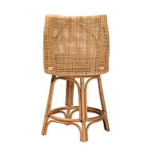 Bella Natural Rattan Counter Stool with Swivel Seat