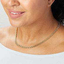 Bellezza 19" Bronze Panther-Link Chain Necklace