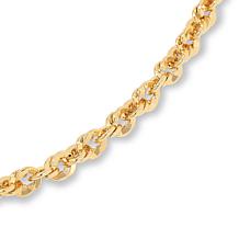 Bellezza Bellissima 22" Bronze Diamond-Cut Disco Chain Necklace