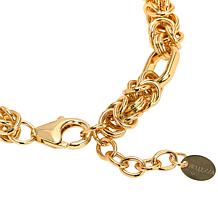 Bellezza Bronze Byzantina Link Chain Bracelet