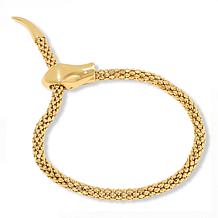 Bellezza Bronze Coreana Chain Adjustable Snake Design Bracelet