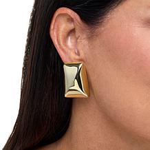Bellezza Bronze Large Puffy Button Stud Earrings 3-piece Set