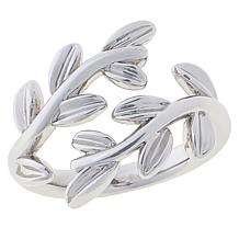 Bellezza Bronze Olive Wreath Bypass Ring