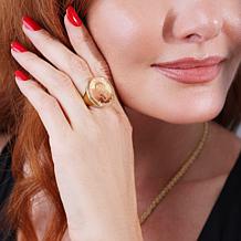 Bellezza Bronze Polished Signet Ring