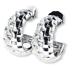 Bellezza Bronze Puffed Luxe Hoop Earrings